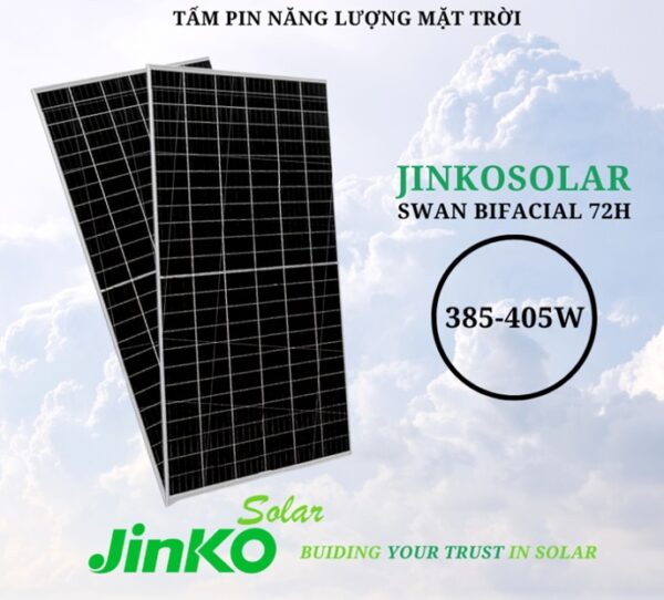 Tấm pin năng lượng mặt trời Jinko Swan Bifacial